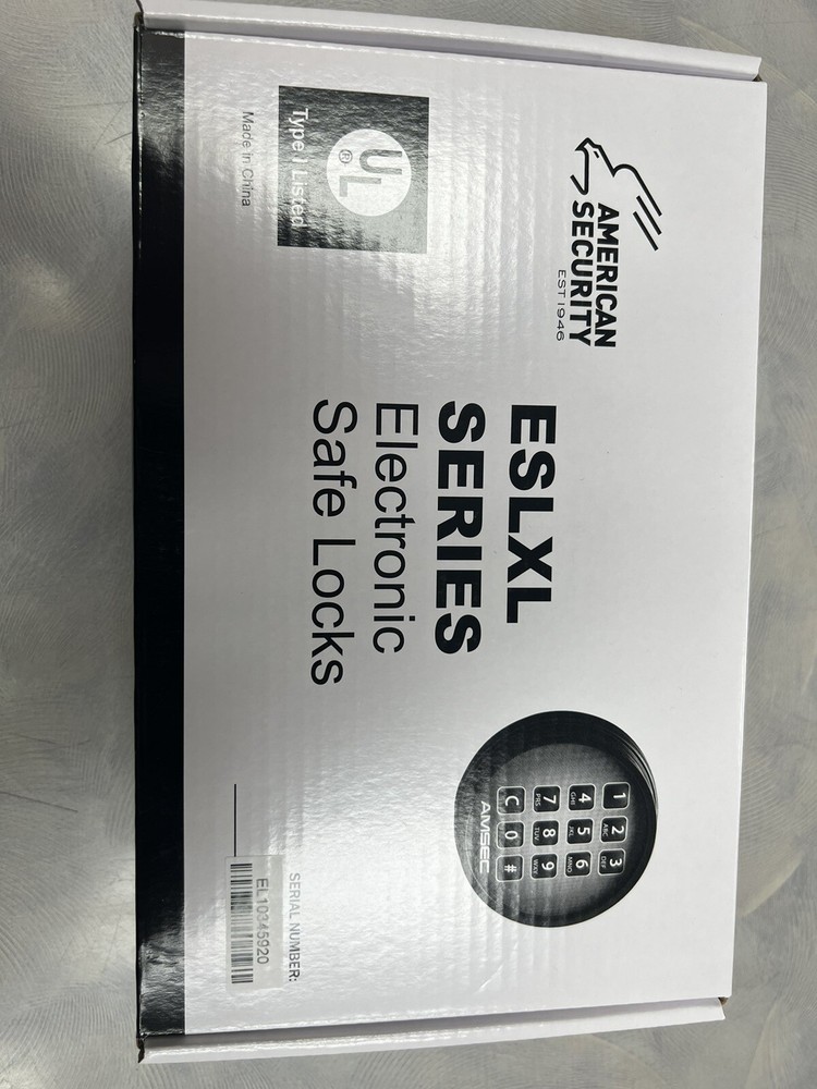 AMSEC ESL10 Keypad-NEW In Box-Brass