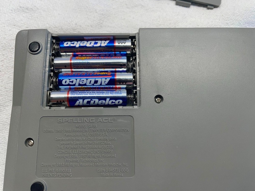 Franklin Spelling Ace Computer SA-98 Vintage