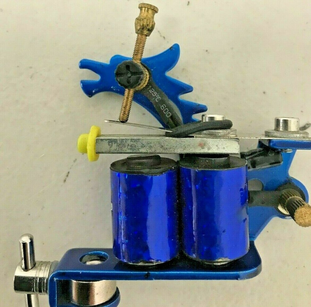 Grinder Classic Lining and Shading Tattoo Machine (Blue)