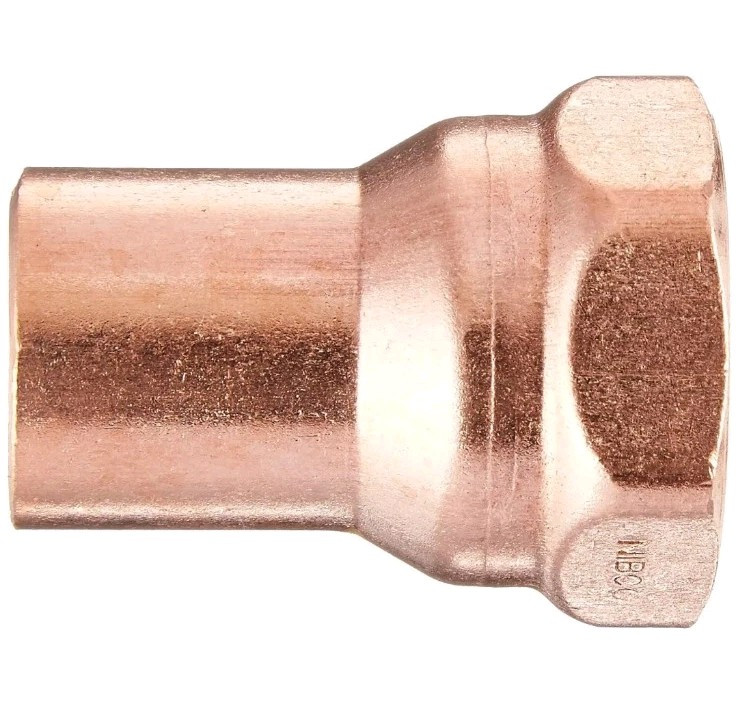 NIBCO Female Fitting Adapter 603-2, 3/4 Fitting Adapter, Fitting (Copper)