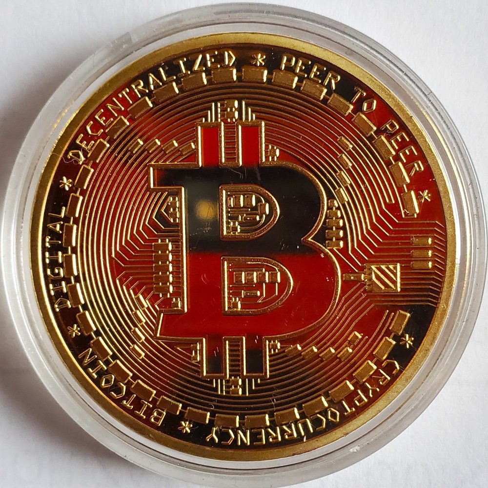 Bitcoin - 24K Gold Plated