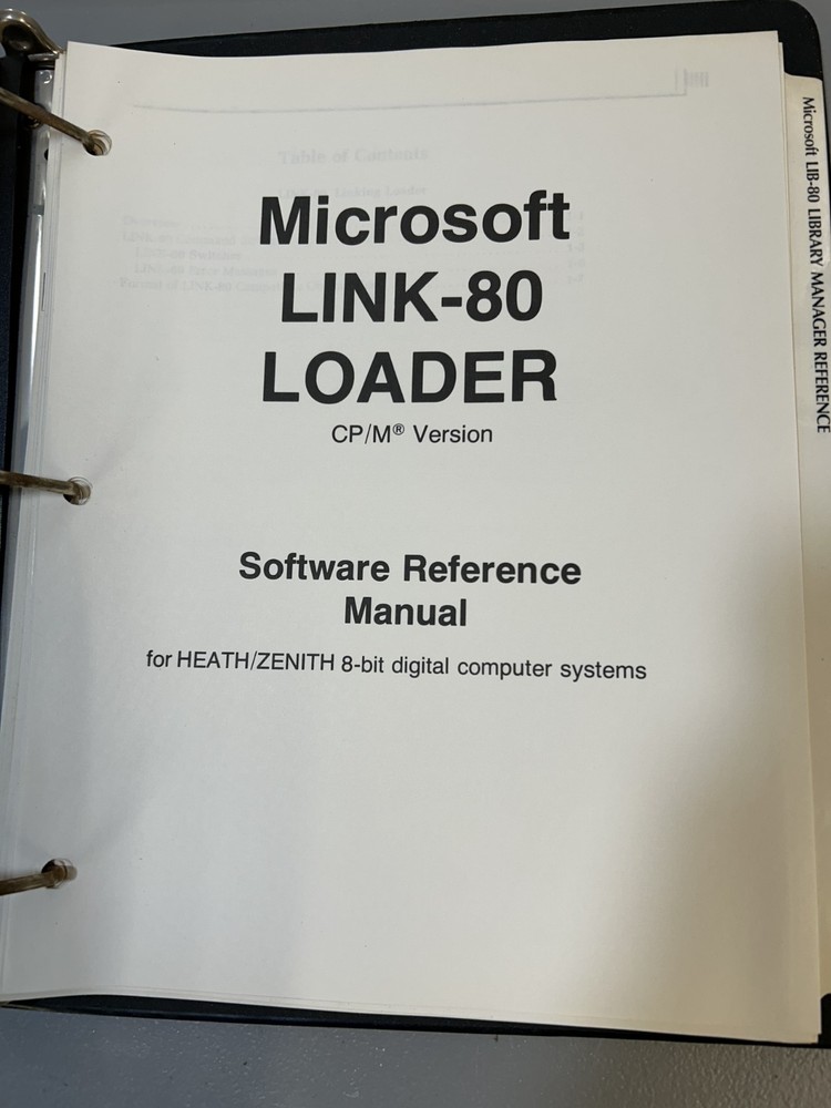 Vintage Zenith Basic Compiler CP/M