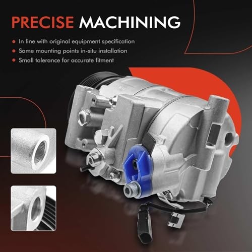 Air Conditioner AC Compressor with Clutch Compatible with A4 2004-2015, A4