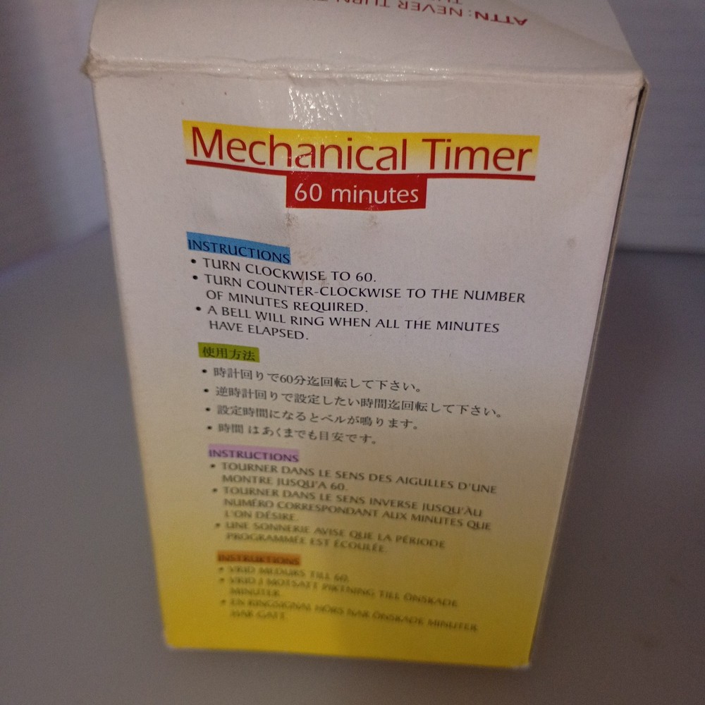 Vtg Coffee Percolator Kitchen Timer Blue In Box Tested #13