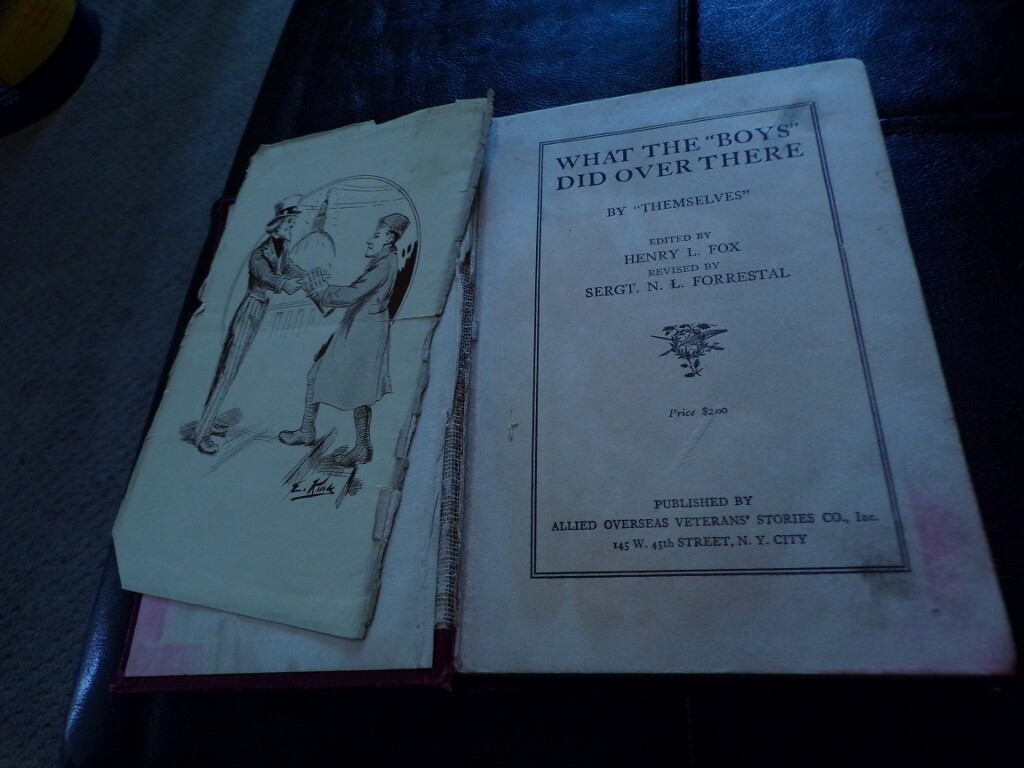 1919 What the "Boys" Did Over There by "Themselves" WWI Allied Overseas Stories