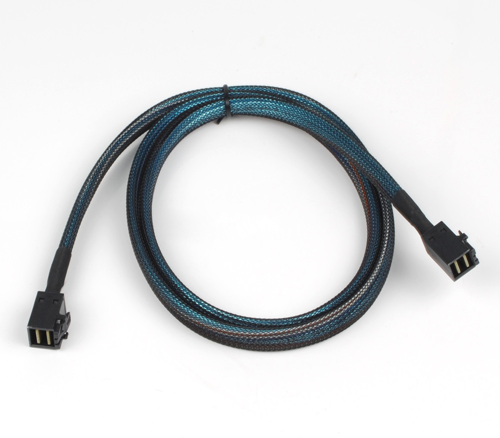New For MINI SAS SFF 8643 to SFF-8643 server 12G array card data cable (100 Cm)
