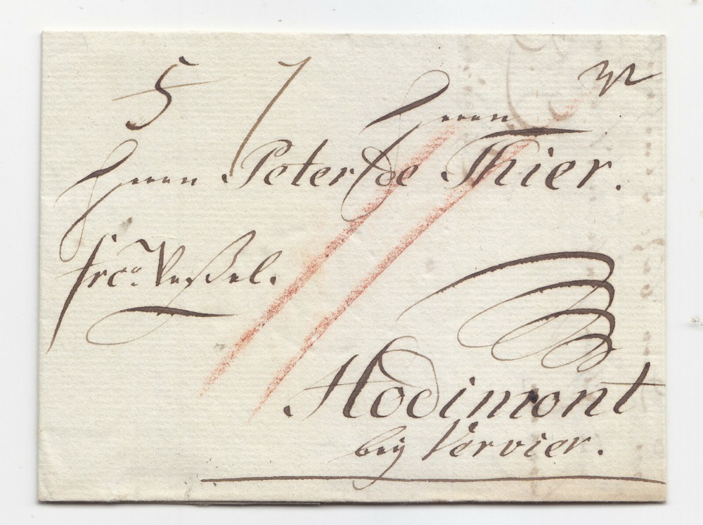 LL471-INCOMING Mail-Pref.lipsia X Hodimont 1785