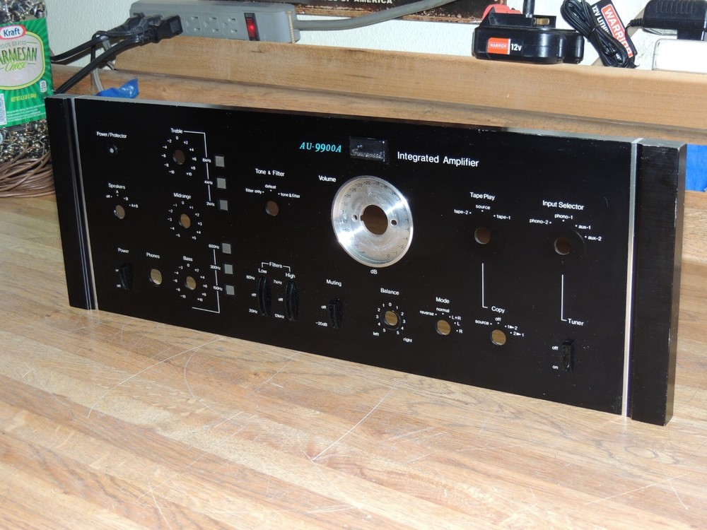 Sansui AU-9900-A   Front Panel Assembly   7007482