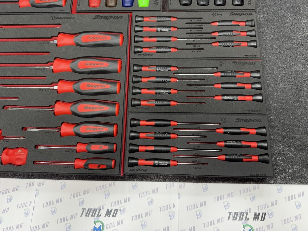 Snap-on Tools NEW 143-Piece Cloud 9 Ultimate Screwdriver Drawer Foam Set