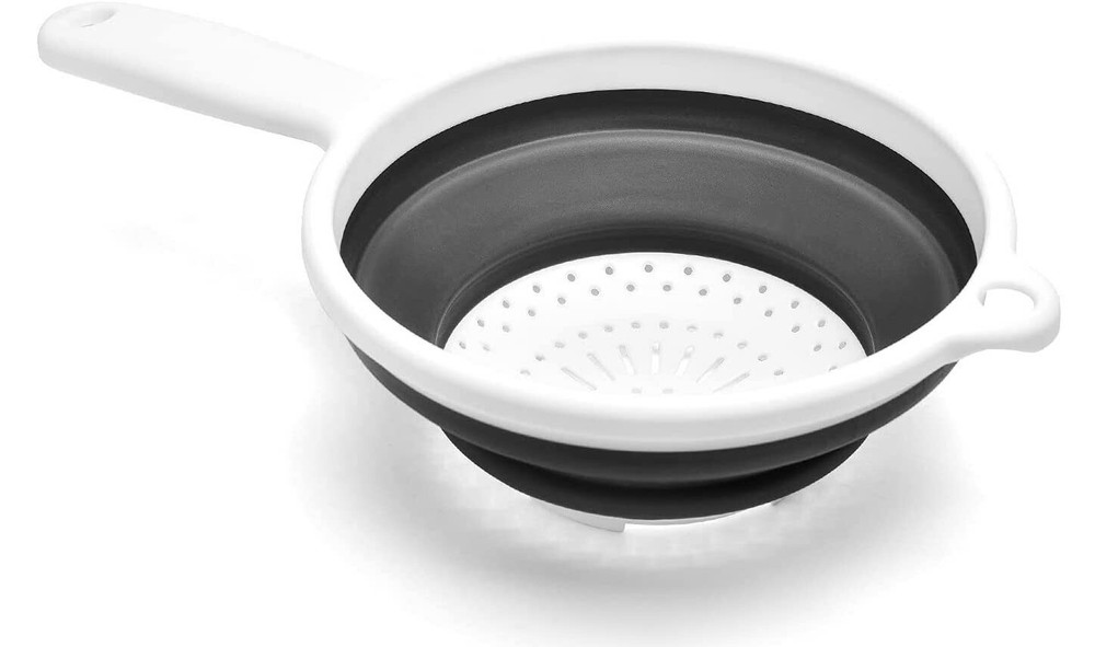 Collapsible Kitchen Strainer Heavy Duty Foldable Heat Resistant Pasta & Veggies