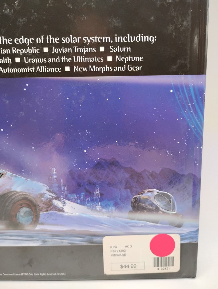 Eclipse Phase - Rimward Sourcebook *NEW*