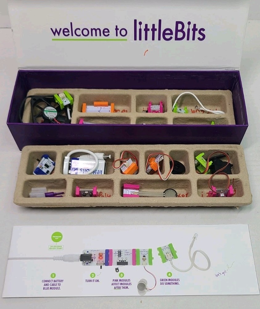 littleBits Premium Kit 14 Modules STEM Electronics Learning Kit