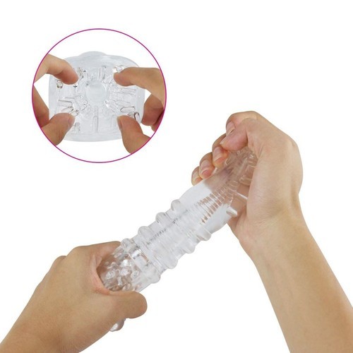 Jelly Male Masturbator Sleeve Stroker Pocket Pussy Stroker Sex Toy for Men