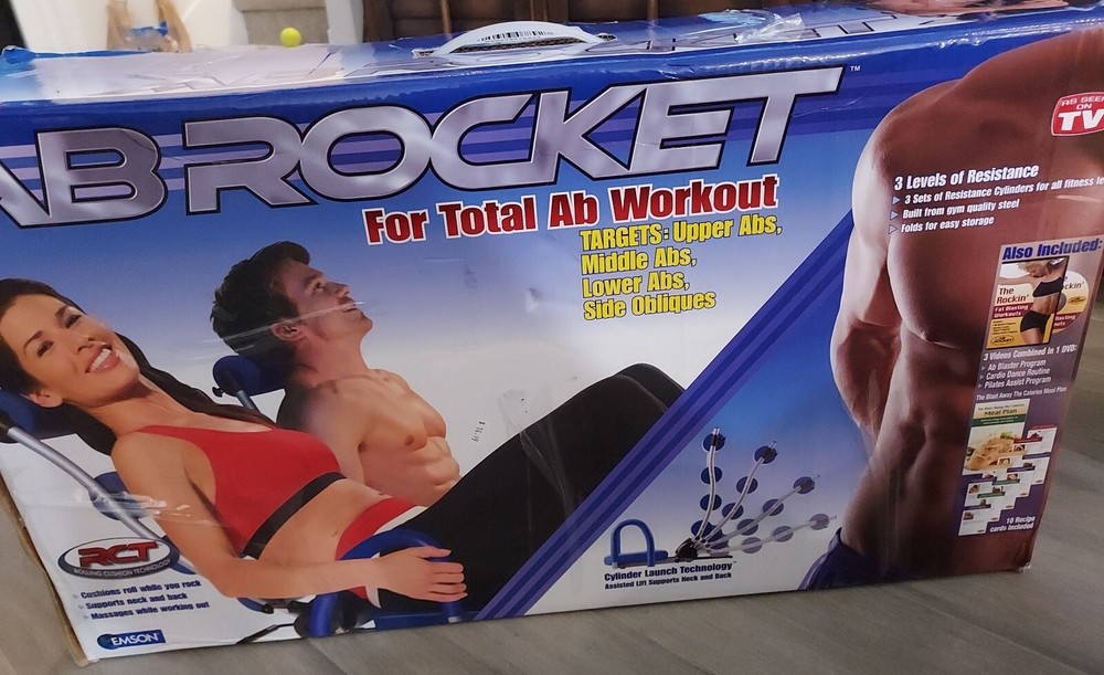 Ab Rocket Abdominal Trainer Core Strength Rocker Total Ab Workout
