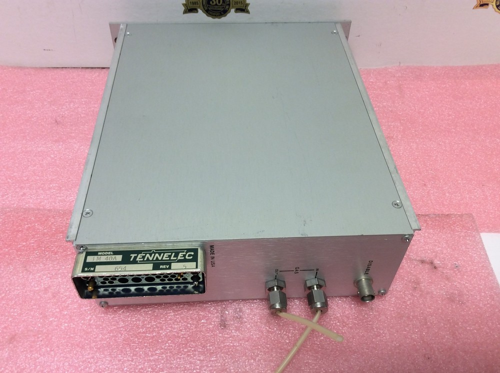 TENNELEC NIM computer module model # FM 40A Flowmeter BIN MODULE