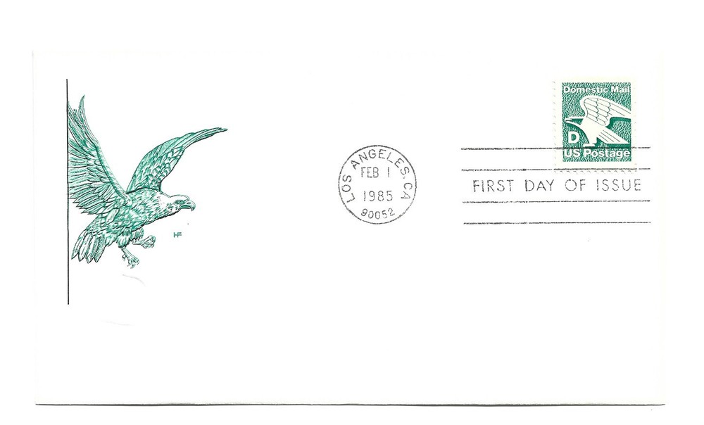 2111 'D' (22c) Non Denominated Eagle Farnam, HF, FDC