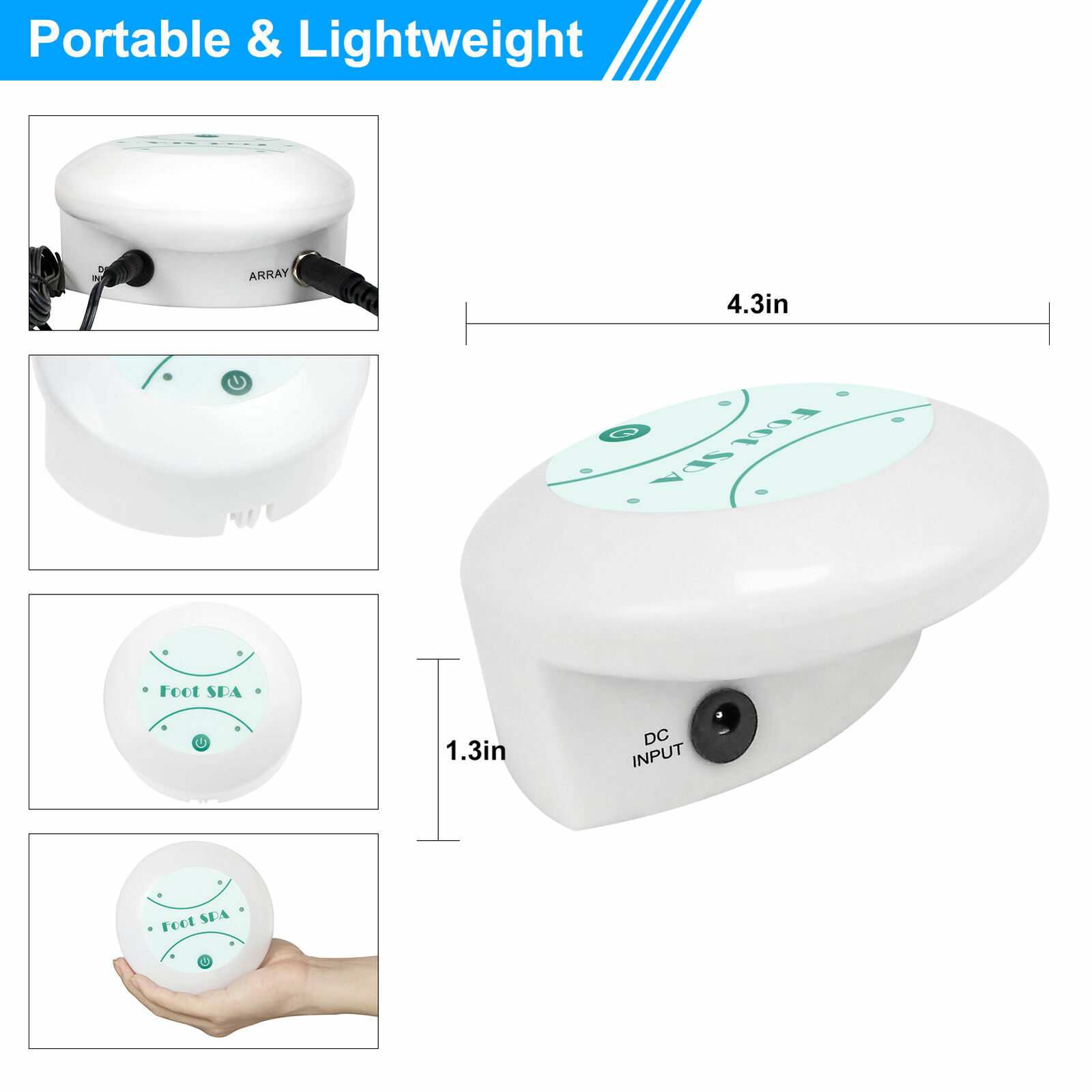 Ionic Foot SPA Baths Detox Cell Cleanse Machine for Home Club Portable Use Carry