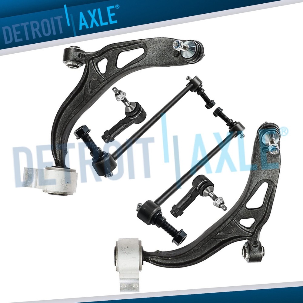Front Lower Control Arms Outer Tie Rods Sway Bars for 2011-2019 Ford Explorer