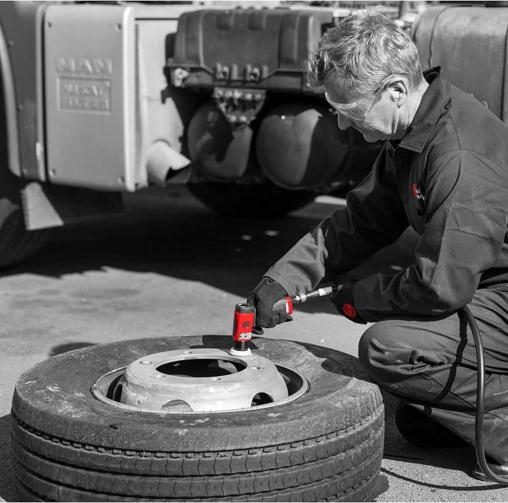 Chicago Pneumatic CP7200 Mini Random Orbital Sander - Air-Powered Precision Tool