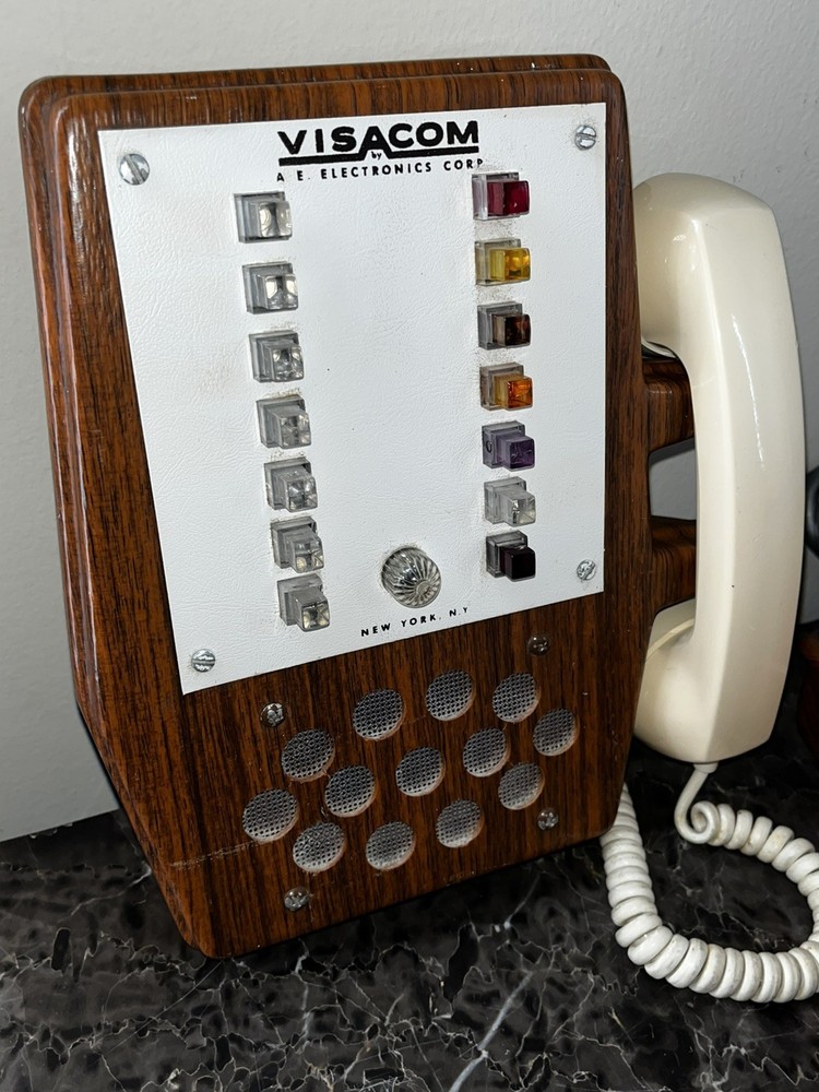 Rare! Vintage AE Electronics Corp. (VisaCom) Intercom Phone System..