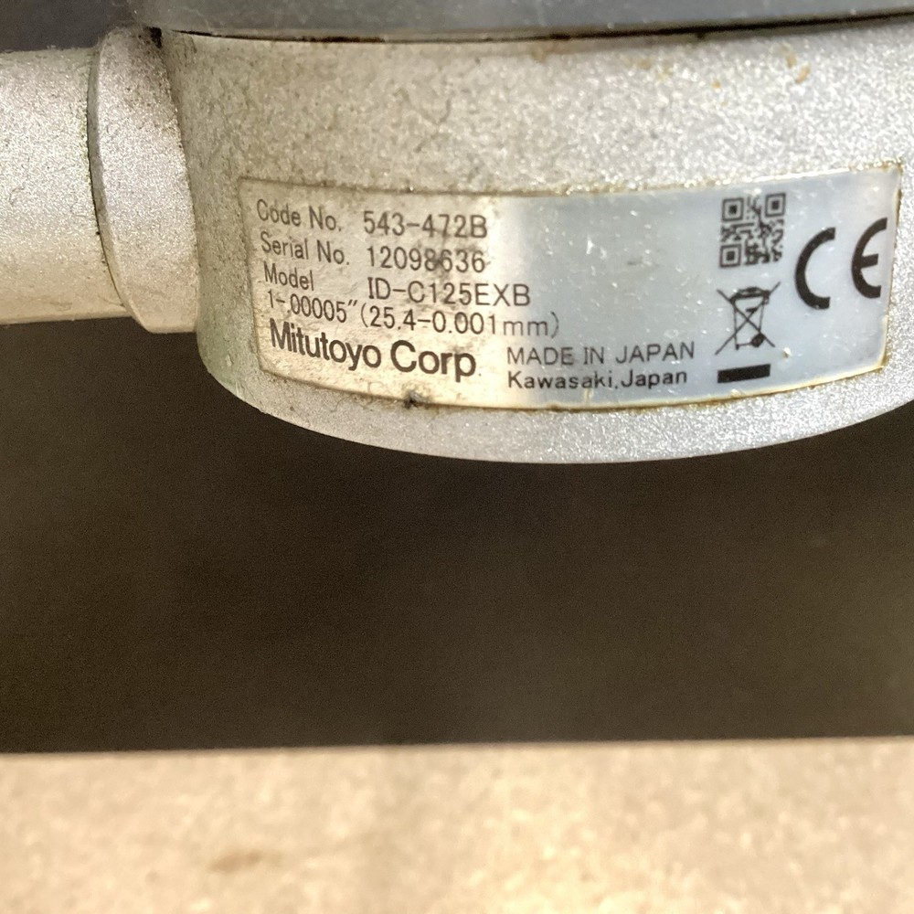 Mitutoyo Digimatic Indicator mounted on a comparator stand Model ID-C125EXB