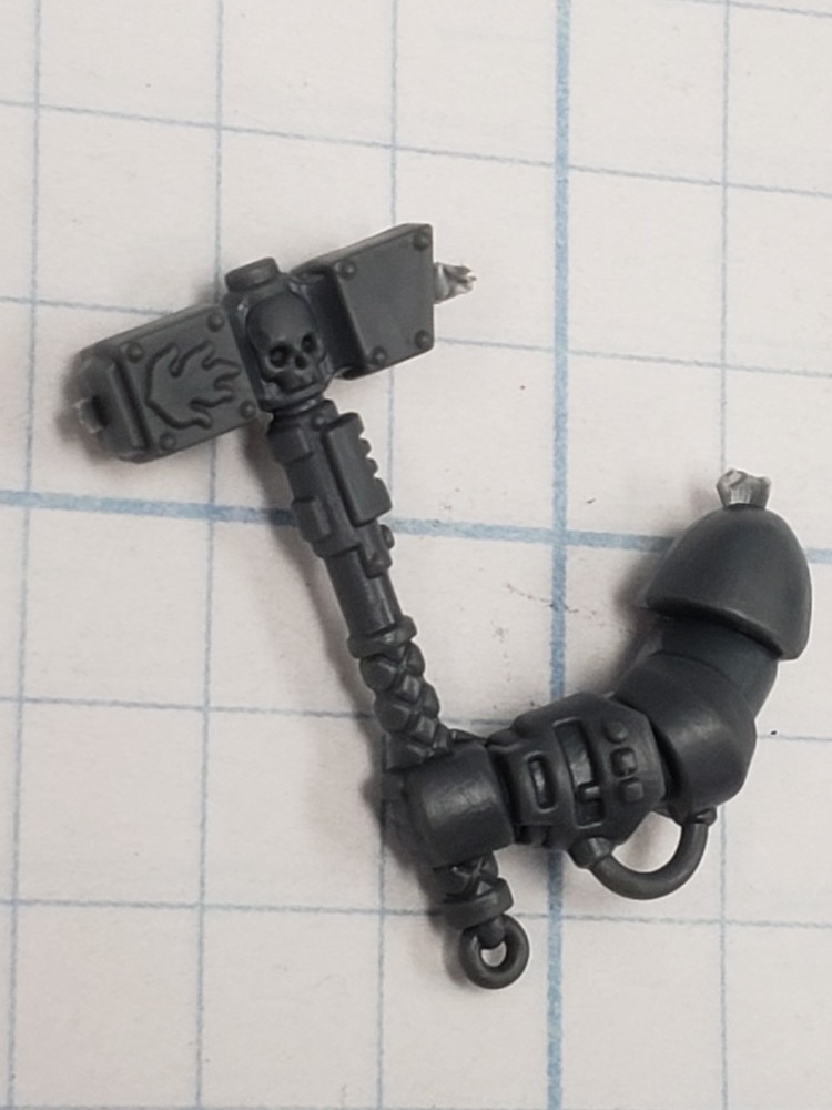 40k Salamanders Bits Primaris Upgrade Flame & Skull Thunder Hammer #08
