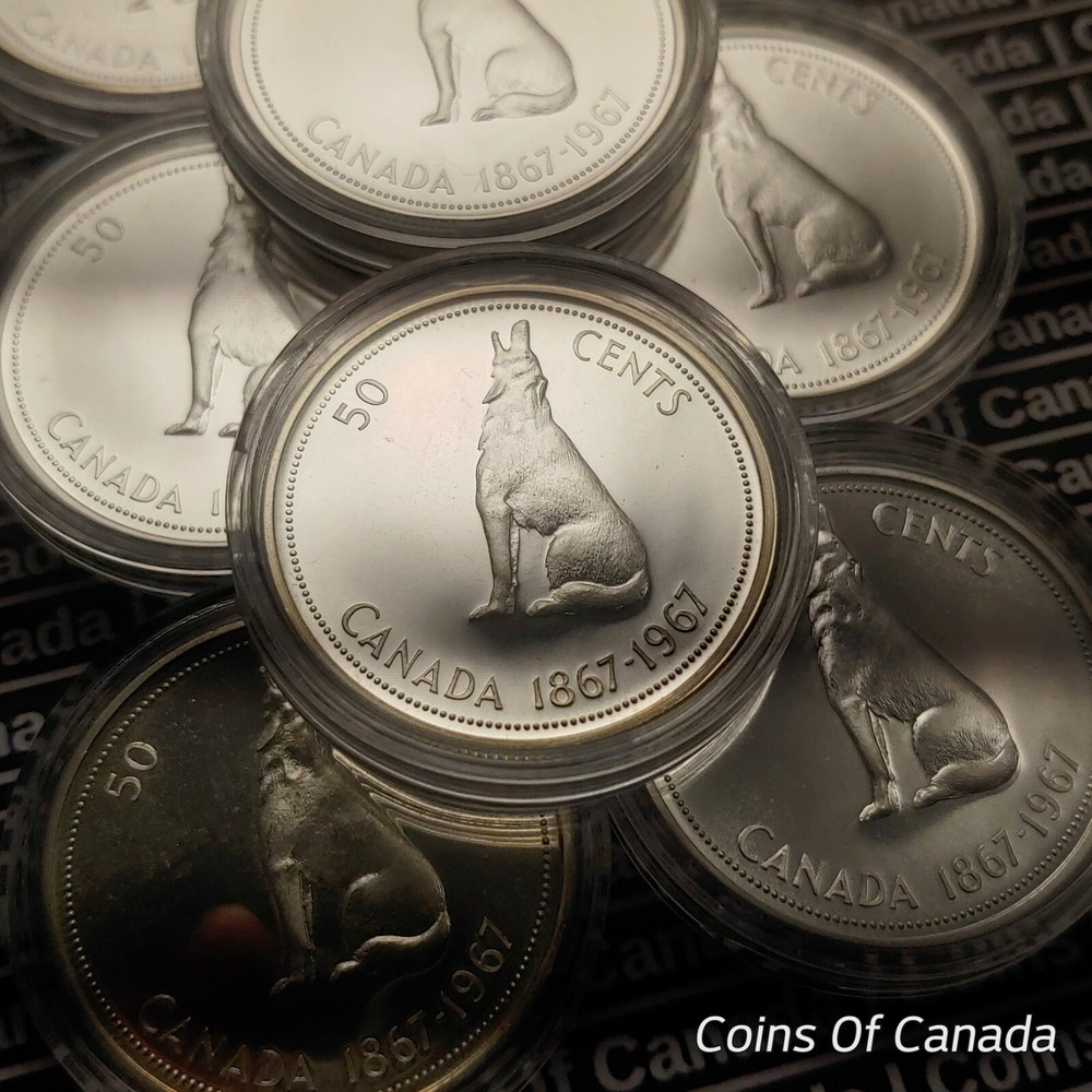 1967 Canada Silver 50 Cents UNCIRCULATED Coin -Multiple Available #coinsofcanada