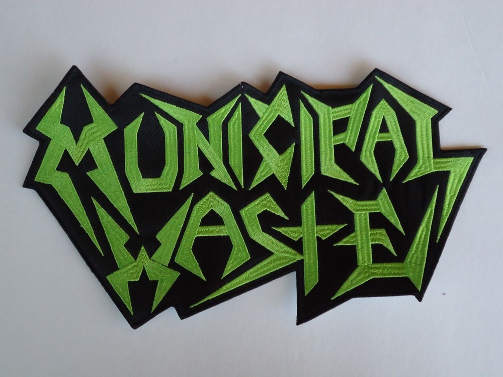 MUNICIPAL WASTE EMBROIDERED BACK PATCH