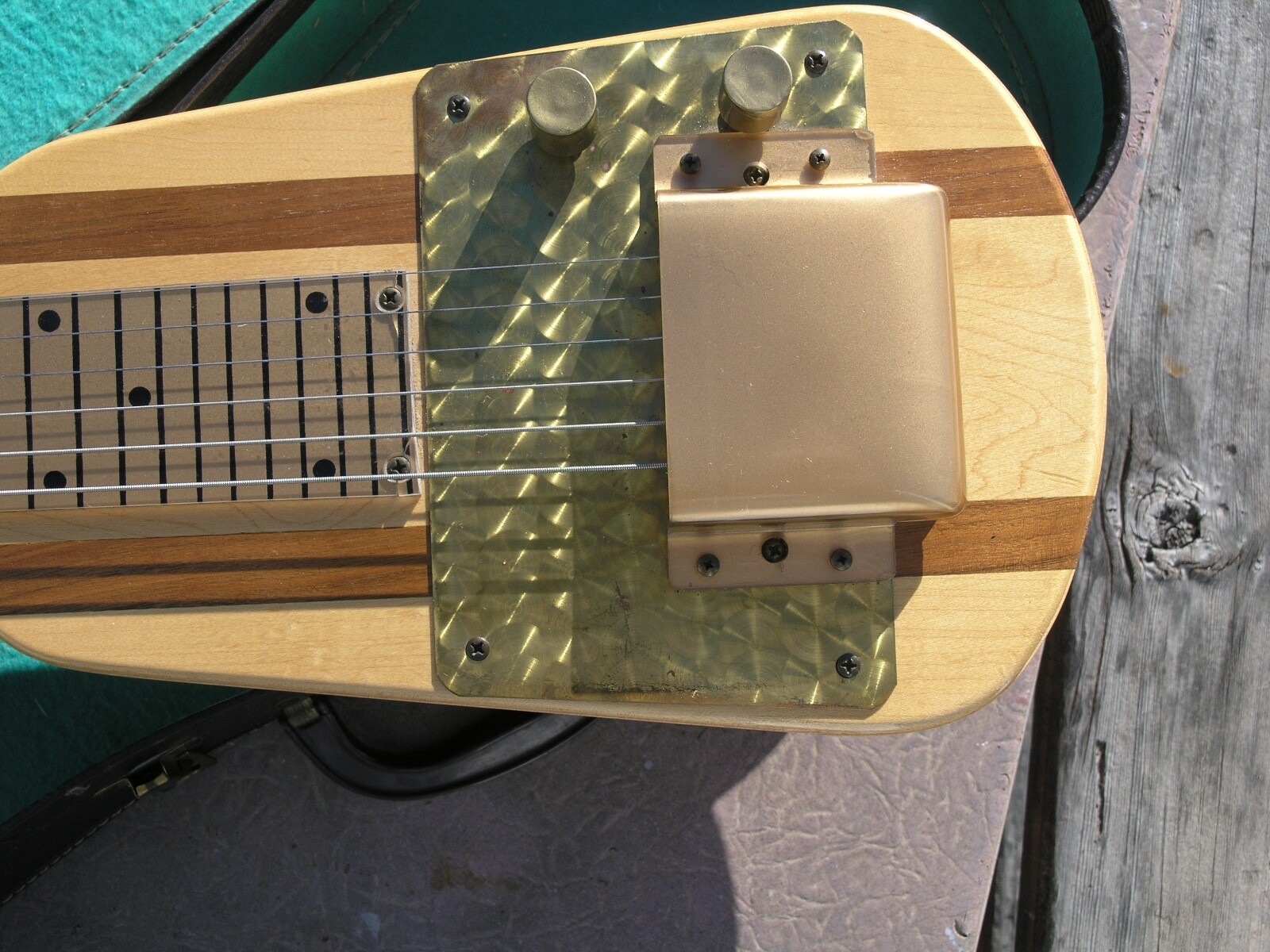 c.1950 ALAMO EMBASSY LAP STEEL GUITAR & Original HARD CASE