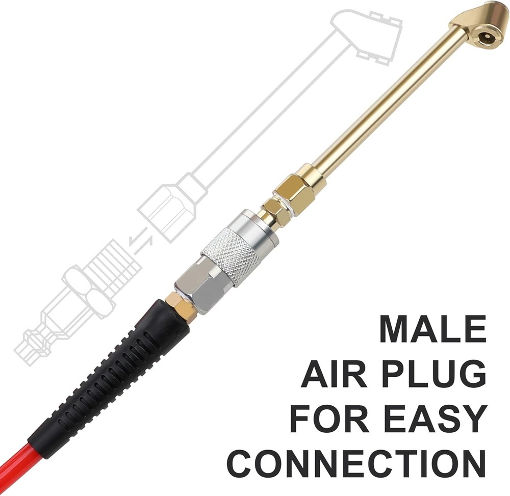 Air Chuck Set Tire Inflation Tool Compressor Accessories
