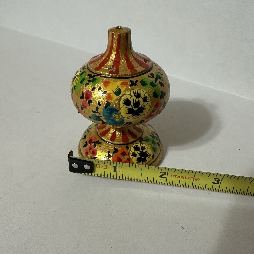 Incense Stick Holder Hand-painted Lacquered Paper Mache