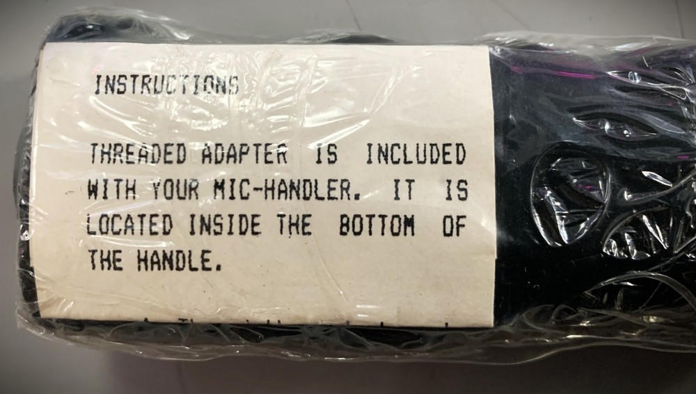 Mic-Eze Mic-Handler (NOS) Perfect for video interviews !