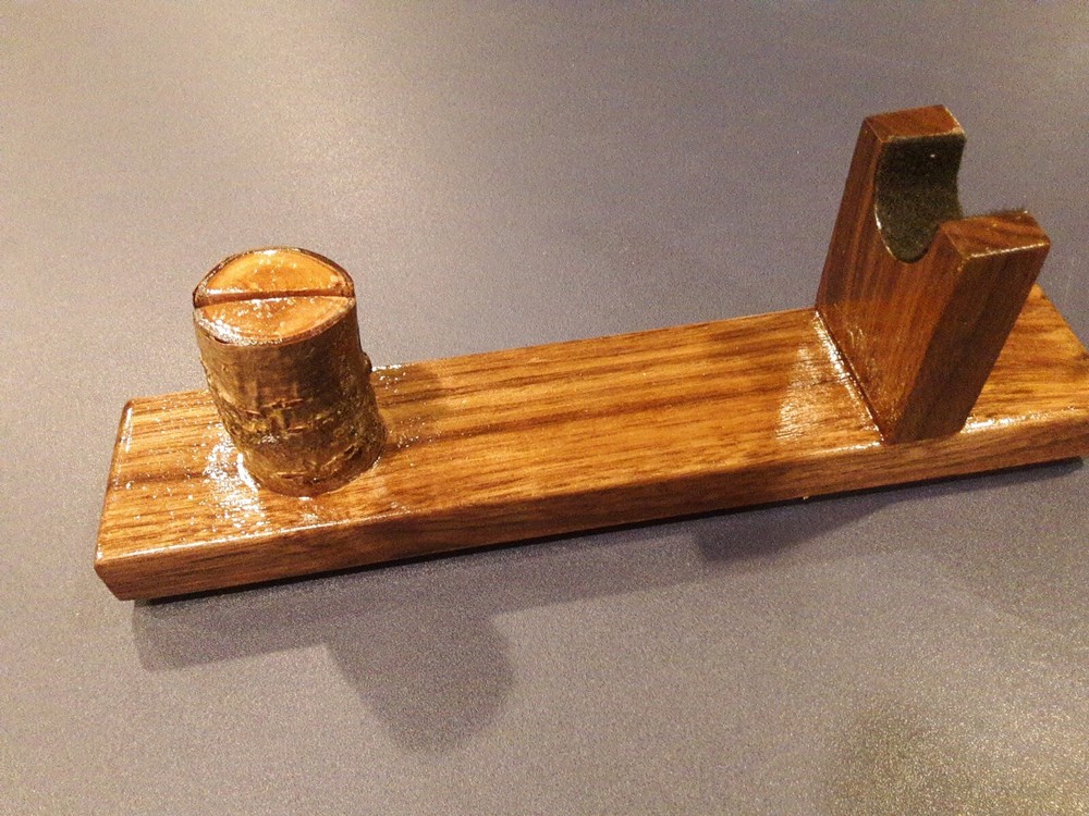 Black Walnut knife Display Stands (2 Stands)