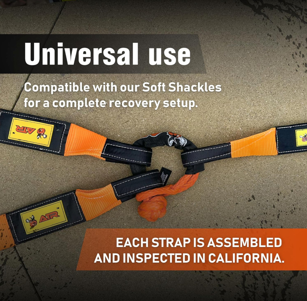 ATR Tree Saver Strap 3.5" x 8ft – 36,000 lbs Break Strength, Heavy Duty Strap