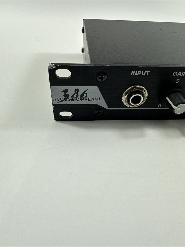 BBE 386 Acoustic Preamp - Rack Gear Effects