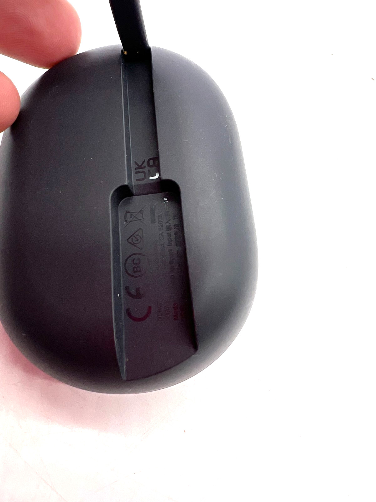 JLAB Jbuds Go Air Sport Wireless Earbuds Replacement Gray Charging, Case Only