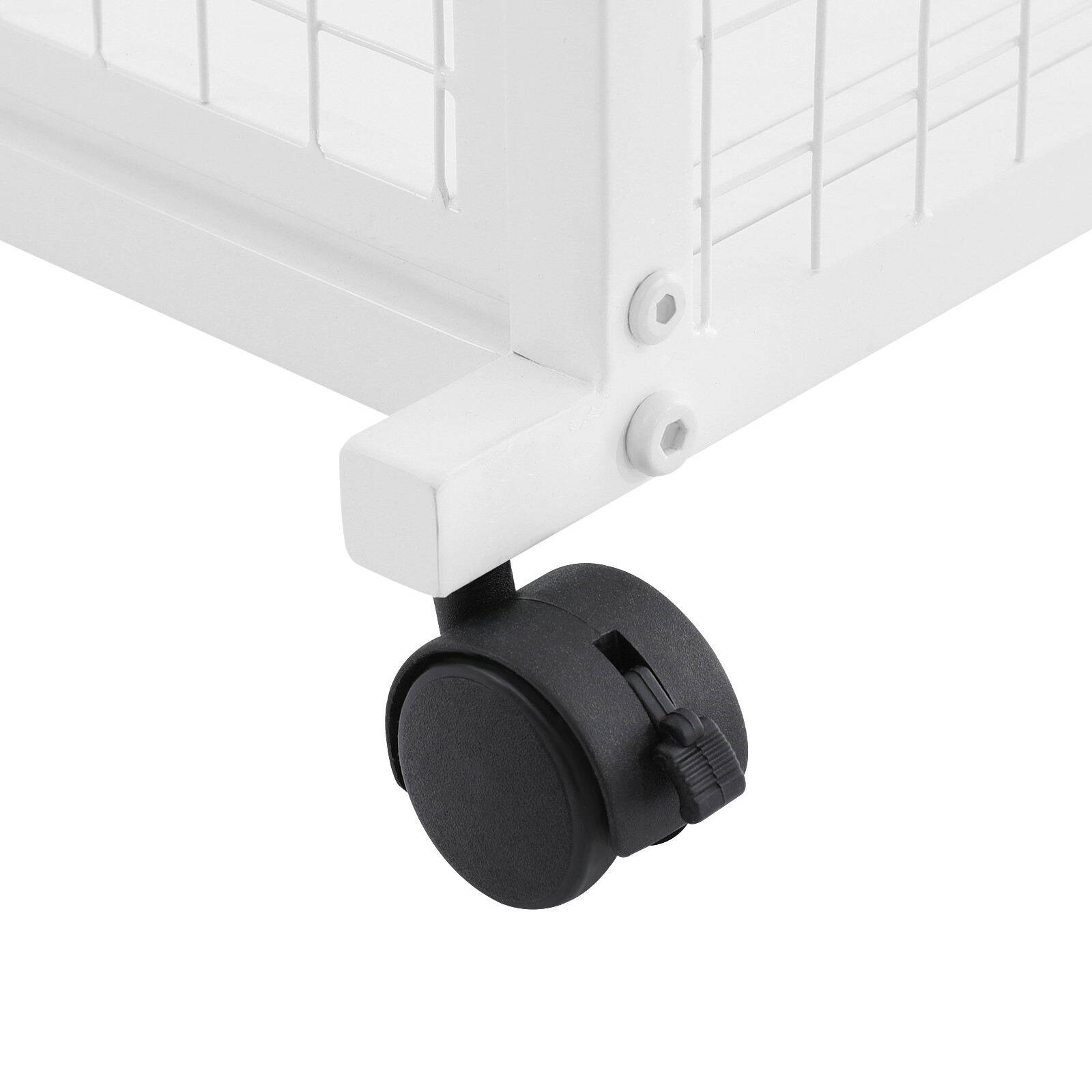 16 Tier White Double Sided Ribbon Organizer Large Capacity Ribbon Storage Holder