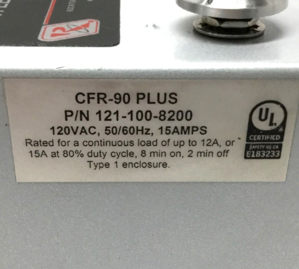 Rodix CFR-90 Plus Feeder Cube Vibratory Feeder Power Supply/Controller 120VAC