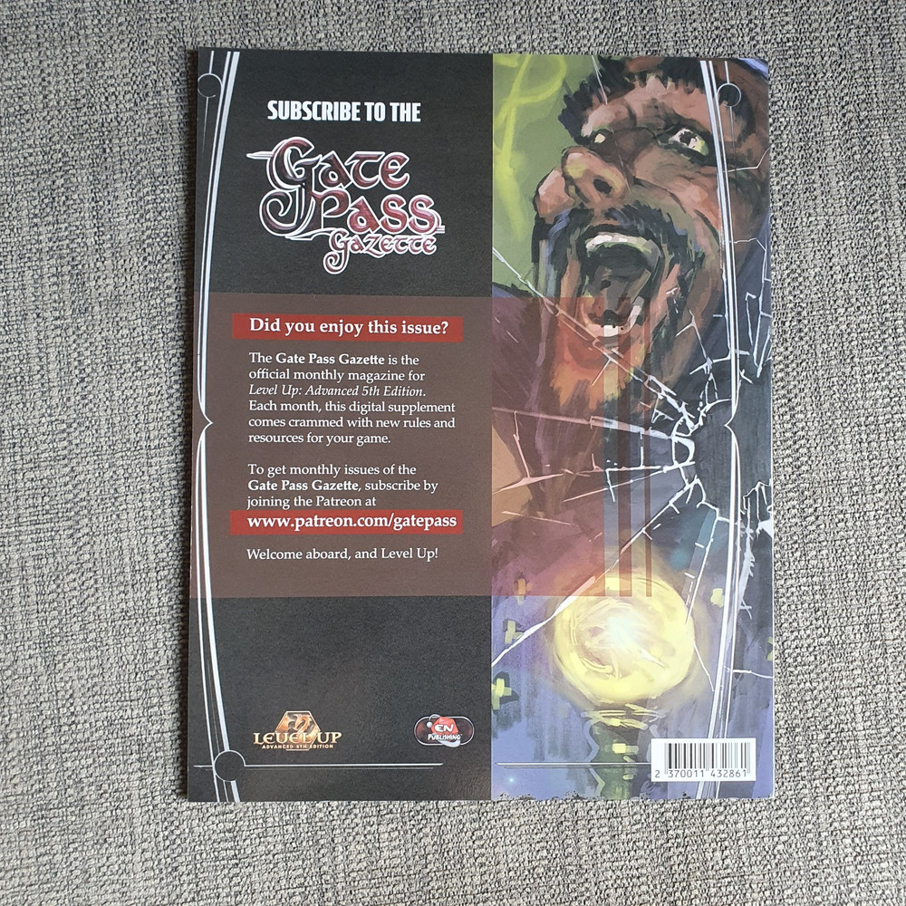 Level Up Advanced 5th Edition Gate Pass Gazette Issue 0, 1 and 2