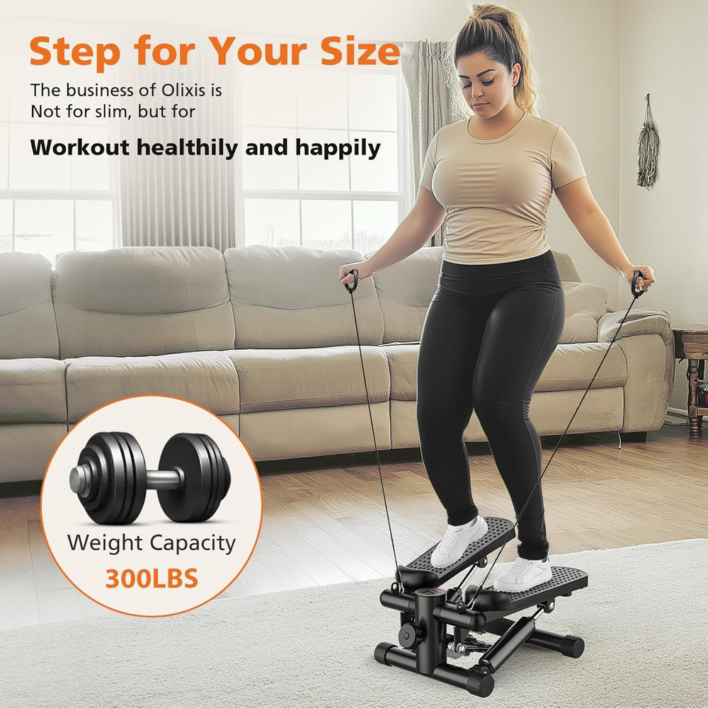 Steppers for Exercise at Home Workout Equipment, Mini Stepper Exercise Machine f