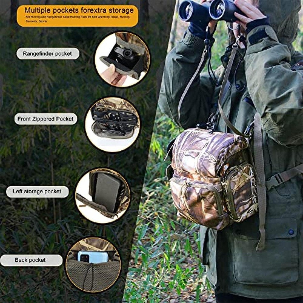 Binocular Harness Chest Pack Storage Bag Wear Resistant Multifunction Portable