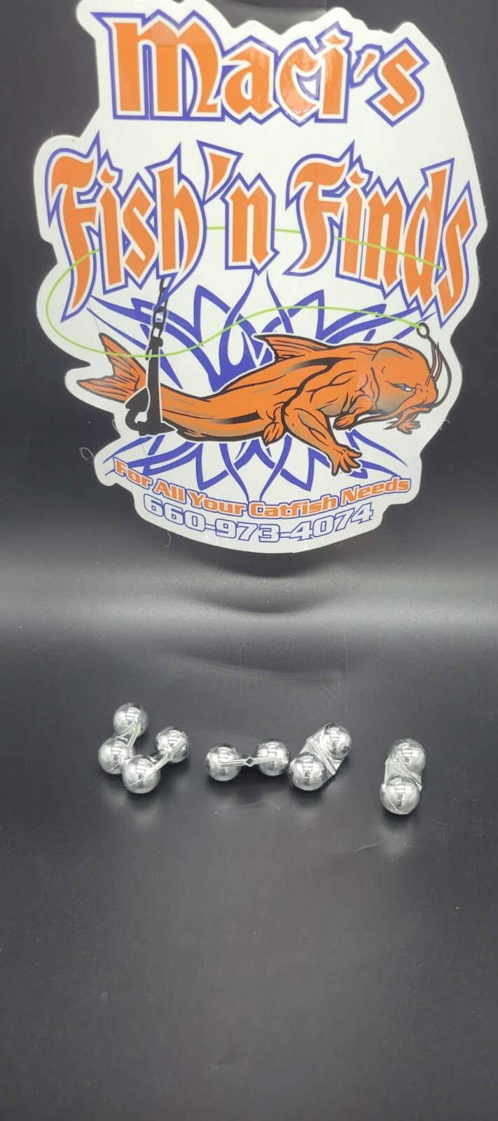 Inline Catfish Rattles Cod Halibut Flatties Bead Rattles Fish Attractant 25 -100