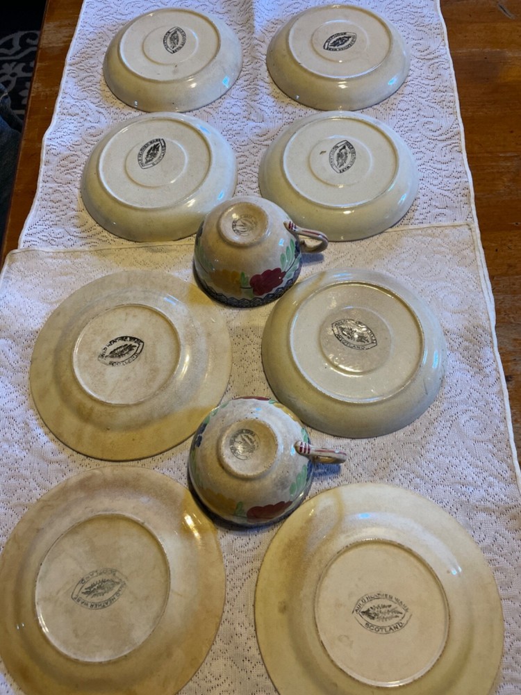 POTTERY-AULD HEATHERWARE 10 pieces