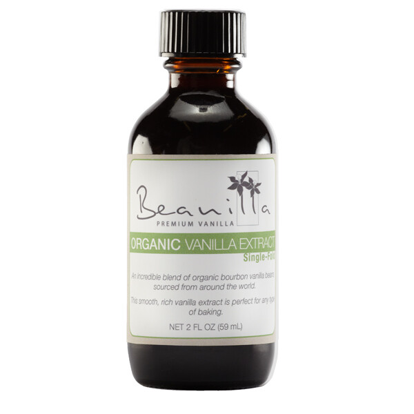 Vanilla Extract, Organic (Single-Fold 1X) | Bulk | Beanilla