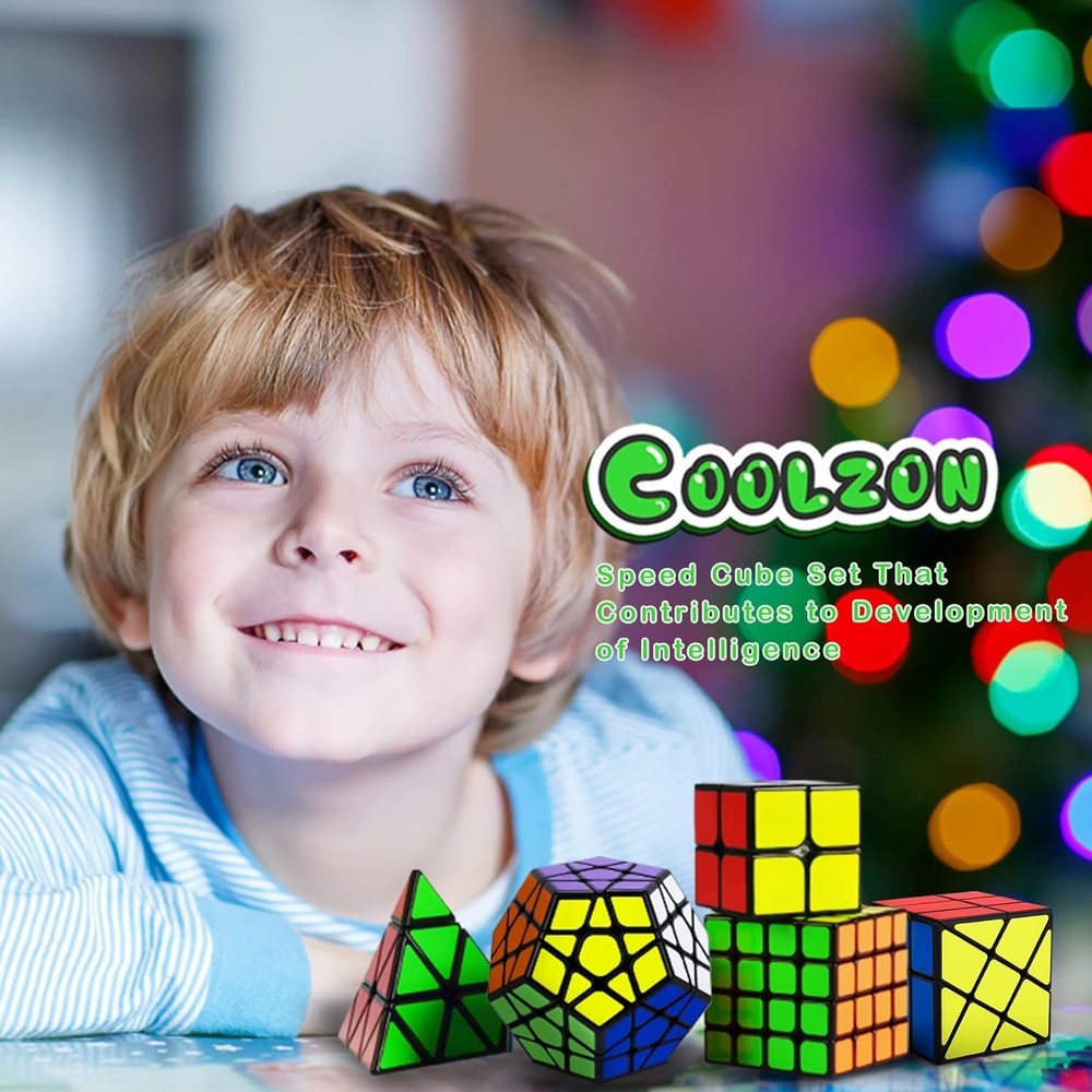Speed Cube Set, Puzzle Cube, Magic Cube 2x2 4x4 Pyraminx Pyramid Megaminx Fen...