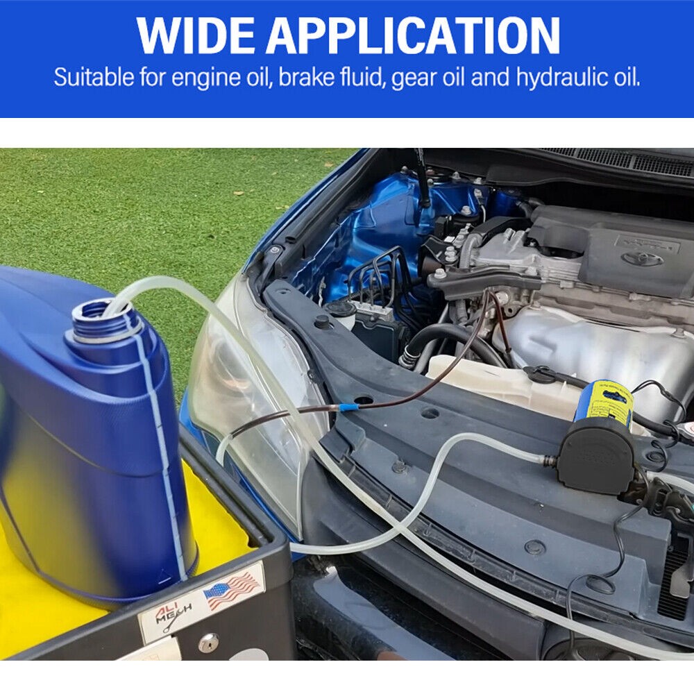 12 Volt Electric Engine Oil Transfer Extractor Fluid Suction Pump Set