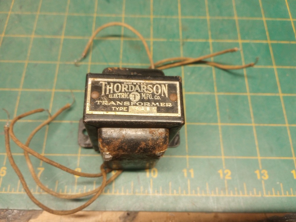 Thordarson Electric Transformer In Good Shape
