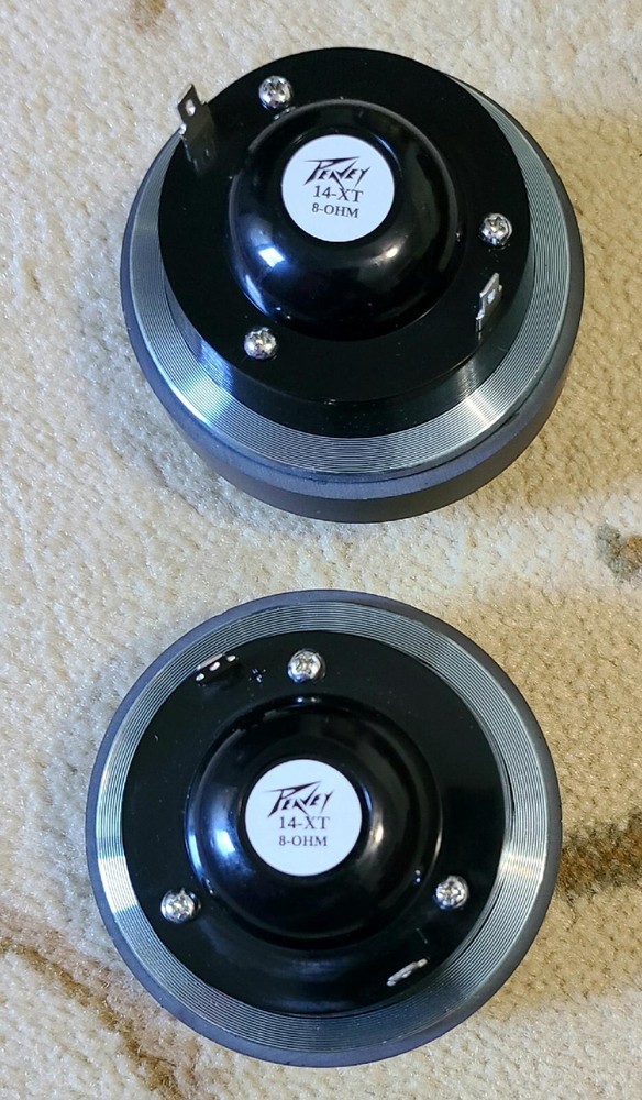 2 Pcs Replacement  Compression Driver for  Peavey 14XT NEW 8 OHMS.