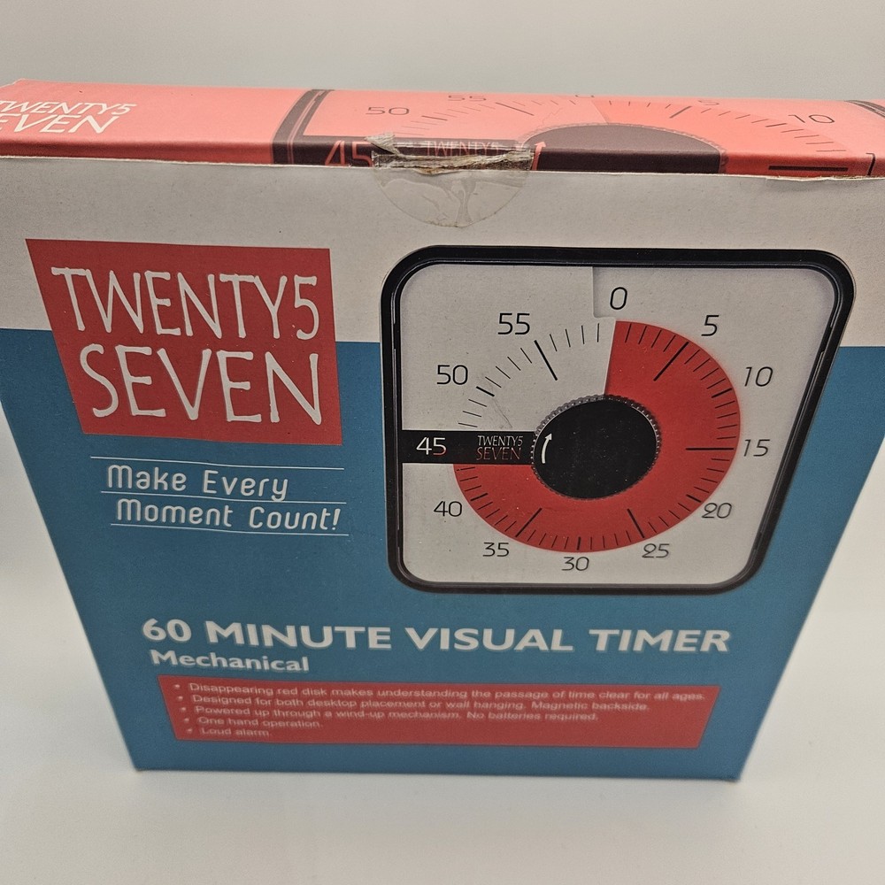 Countdown Timer 60 min 1hour Visual Timer Classroom Teaching Tool Twenty5 Seven