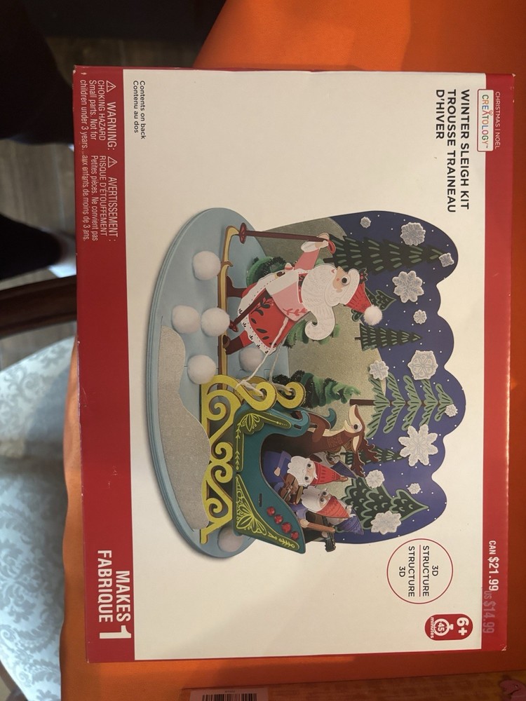 Creatology Winter Sleigh Kit Craft